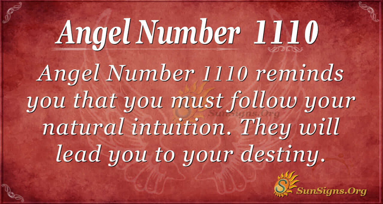  Ingli number 1110 Tähendus: Jälgi oma loomulikku intuitsiooni