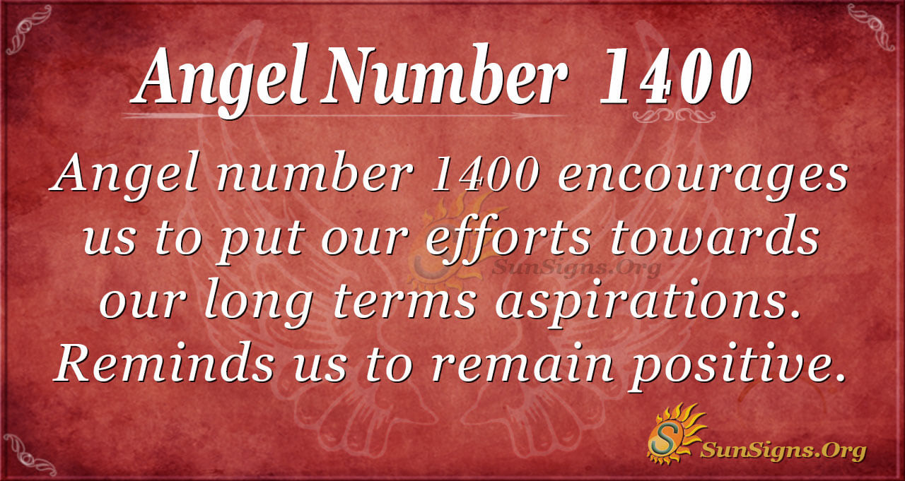  Anđeoski broj 1400 Značenje: Kreirajte vlastitu stvarnost