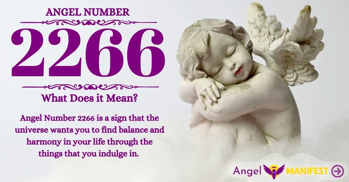  Angel Number 2266 Meaning - Trouver l'équilibre dans la vie