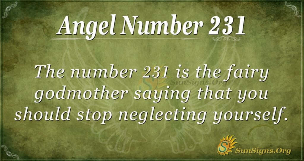  Numéro d'ange 231 Signification : Recherche la paix