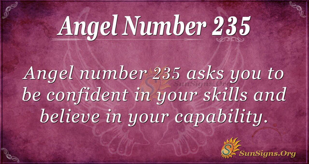  Anđeoski broj 235 Značenje: Pozitivno raspoloženje