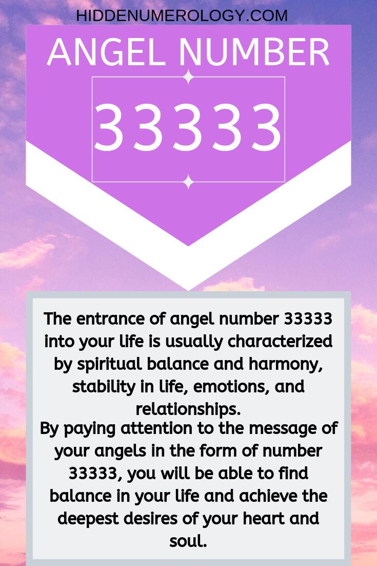 Numéro d'ange 33333 Signification : Vie aventureuse