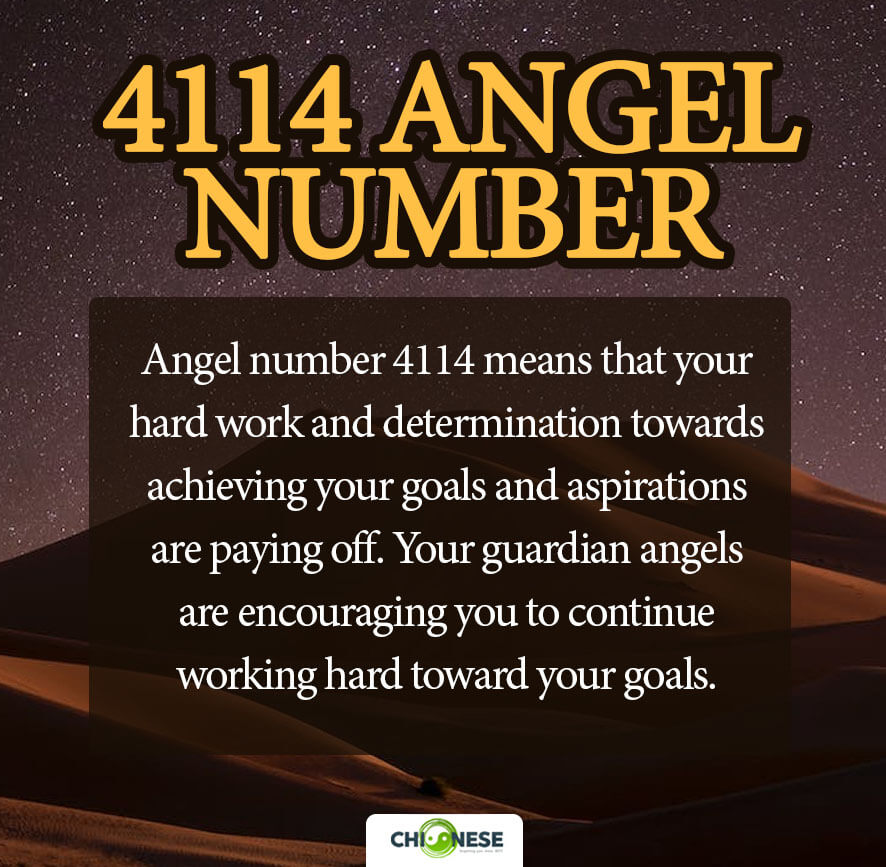  Anđeoski broj 4114 Značenje: Pozitivne vibracije