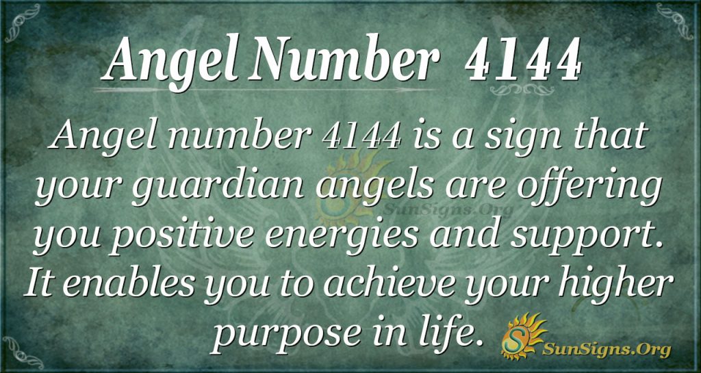  Signification du nombre d'anges 4144 - Le pouvoir de la positivité