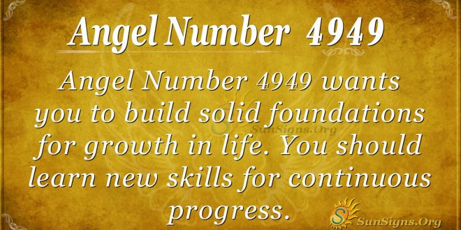  Ingli number 4949 Tähendus: Uute tugevate aluste ehitamine