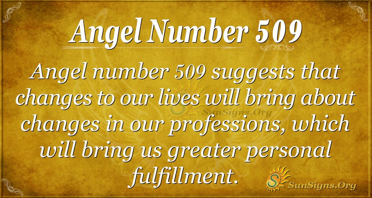 Significado del número angelical 509: Realización personal