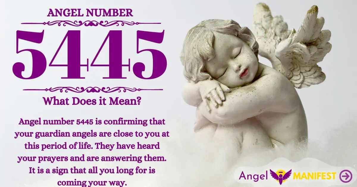  Numéro d'ange 5445 Signification : Surmonter sa perte