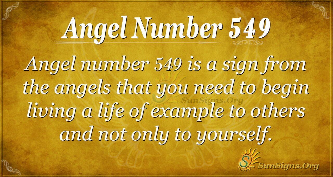  Numéro d'ange 549 Signification : Respecter les autres