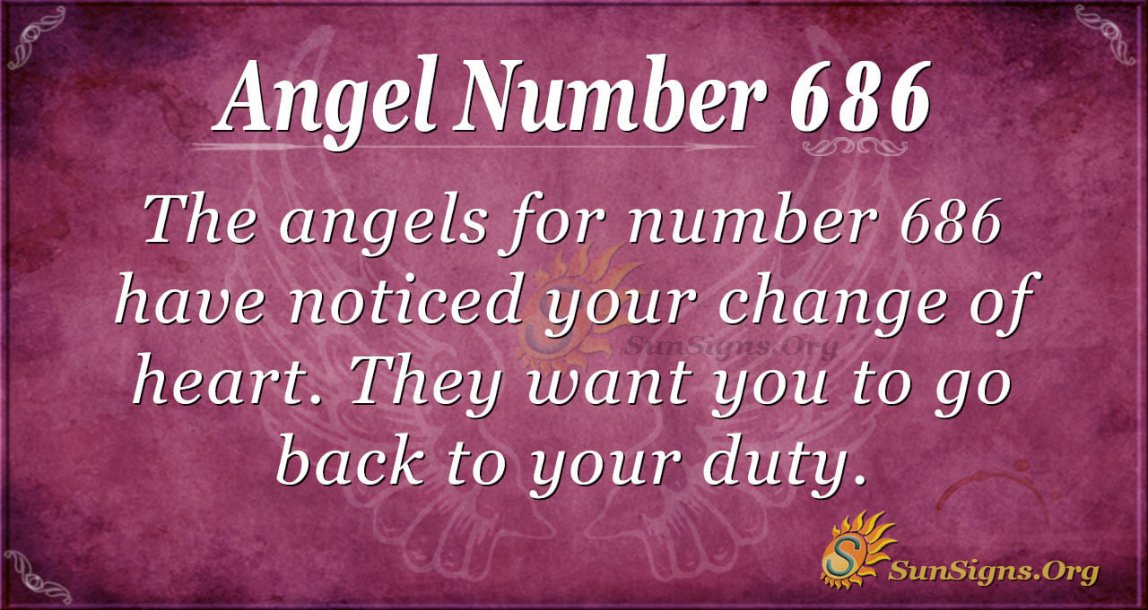  Anđeoski broj 686 Značenje: materijalne potrebe