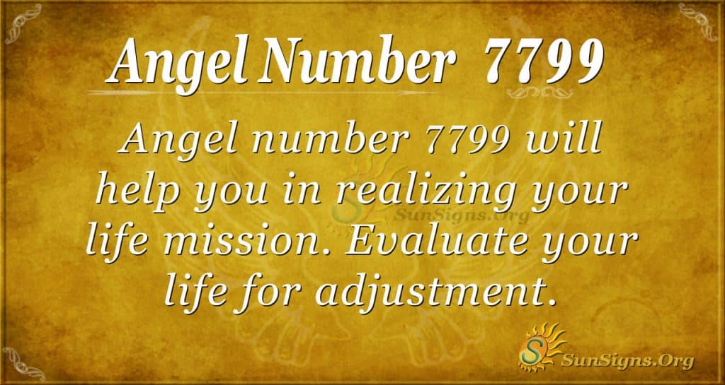  Anđeoski broj 7799 Značenje: Procijenite svoj život