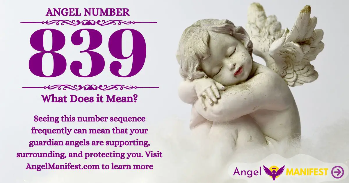  Anđeoski broj 839 Značenje: Budi sretan i oštar
