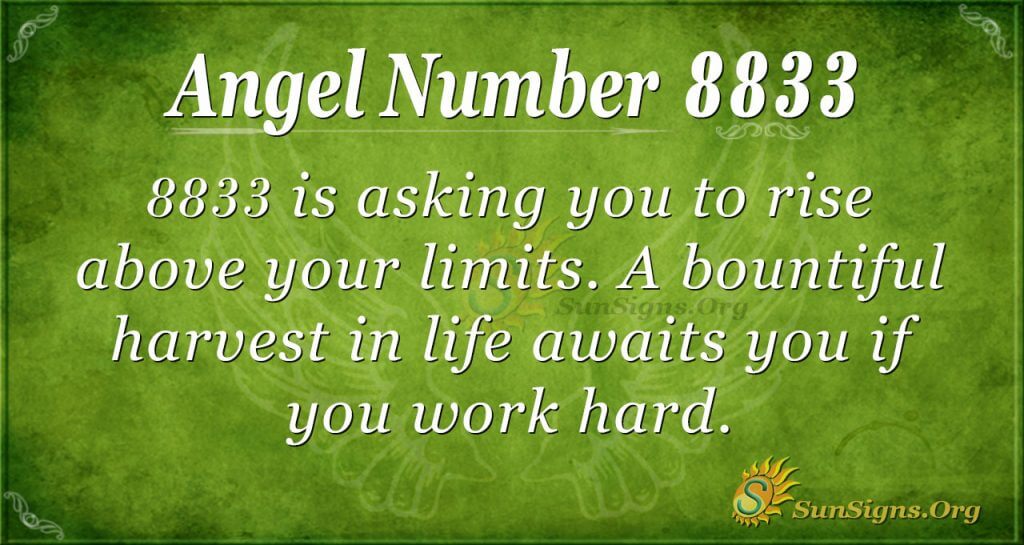  Significado del número angelical 8833: Superar tus límites