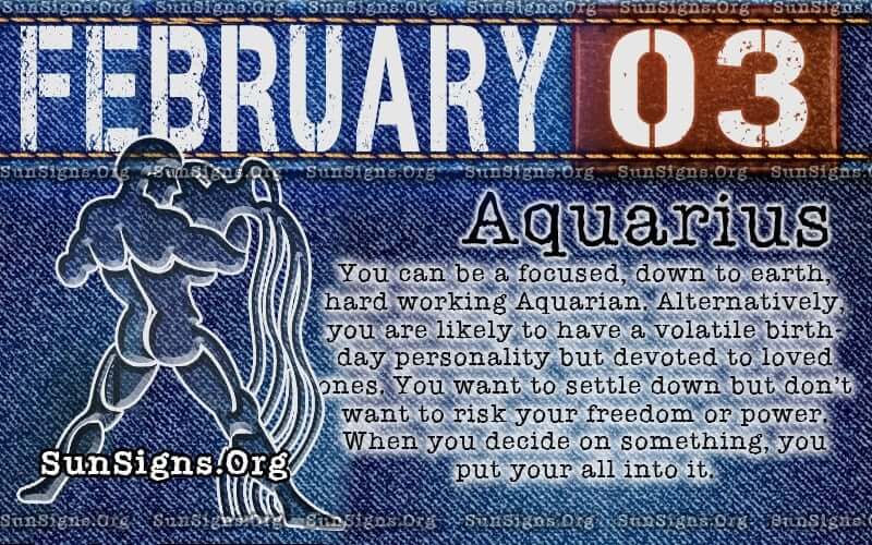  Horoskop za rođendan 3. februara Ličnost