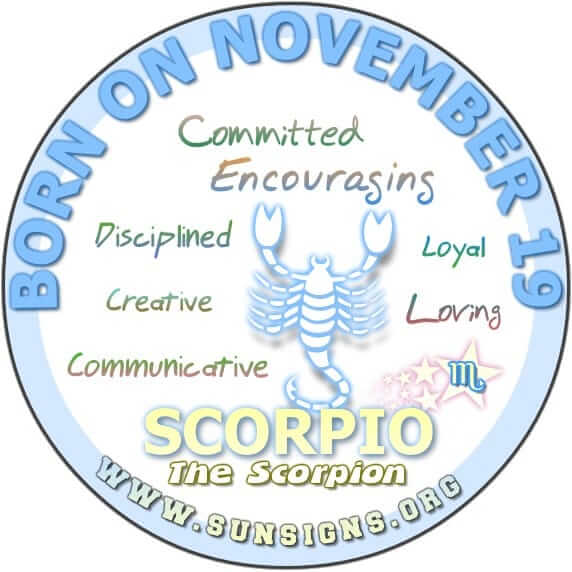  19 novembre Horoscope du zodiaque Anniversaire Personnalité
