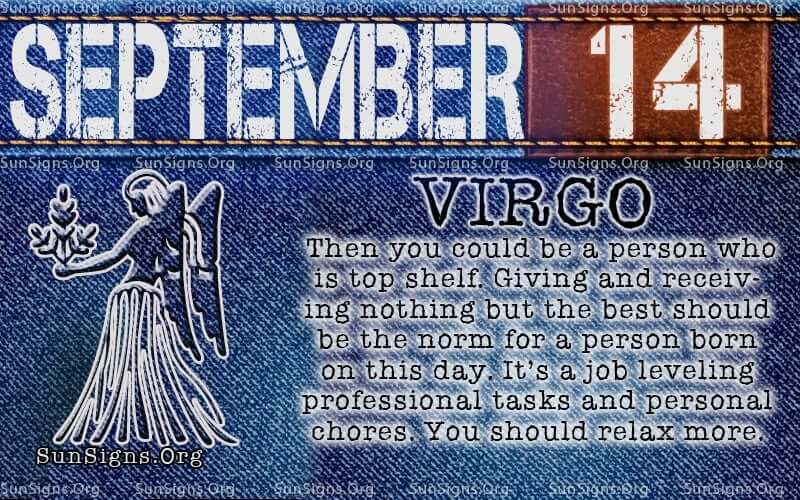  14 septembre Horoscope du zodiaque Anniversaire Personnalité