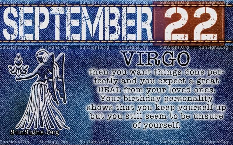  22 septembre Horoscope du zodiaque Anniversaire Personnalité